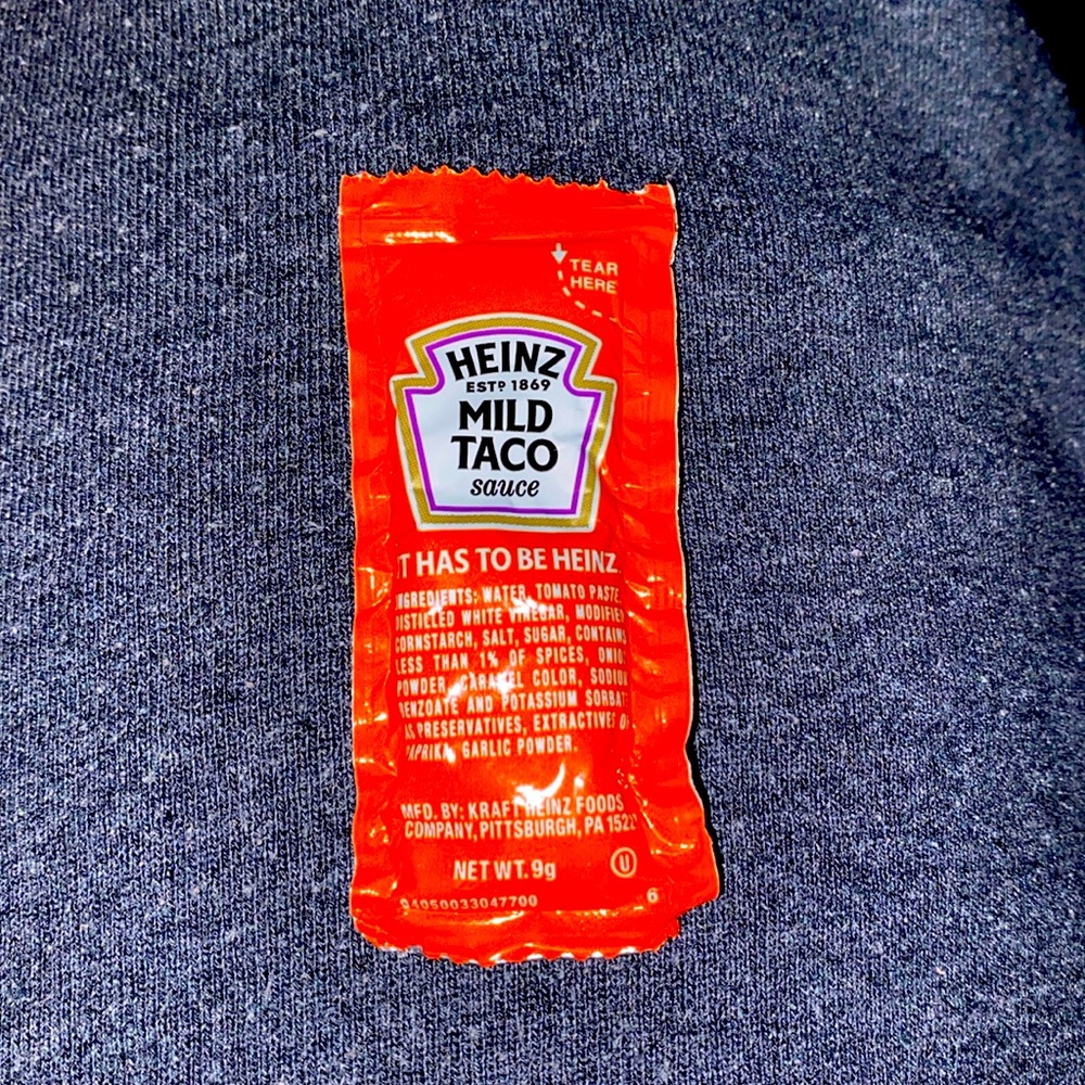 1 HEINZ MILD TACO SAUCE.